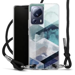 Carry Case Transparent Fabric black/silver