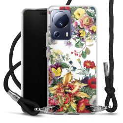 Carry Case Transparent Fabric black/silver