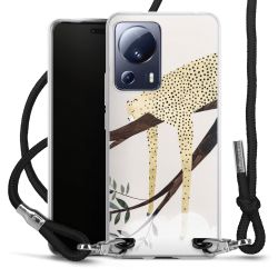 New Carry Case Transparent Stoff schwarz/silber