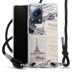 Carry Case Transparent Fabric black/silver