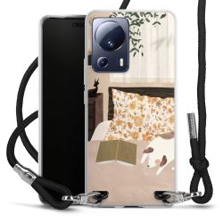 New Carry Case Transparent Stoff schwarz/silber