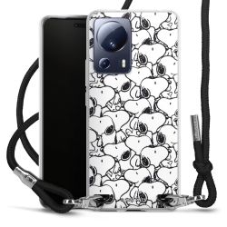 Carry Case Transparent Fabric black/silver