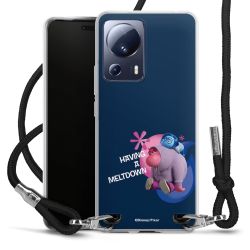 New Carry Case Transparent Stoff schwarz/silber