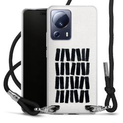 New Carry Case Transparent Stoff schwarz/silber