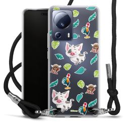 New Carry Case Transparent Stoff schwarz/silber