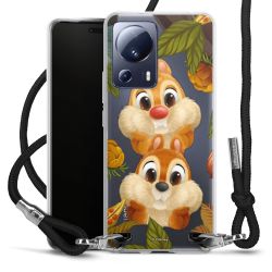 New Carry Case Transparent Stoff schwarz/silber