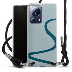 New Carry Case Transparent Stoff schwarz/silber