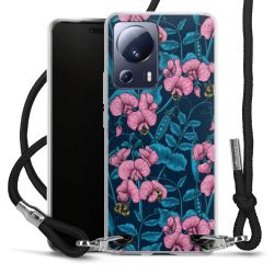 New Carry Case Transparent Stoff schwarz/silber