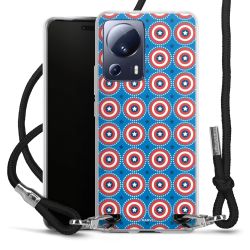 New Carry Case Transparent Stoff schwarz/silber