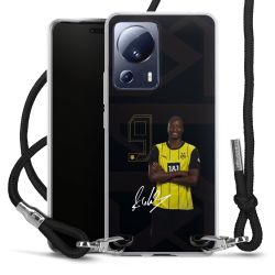 New Carry Case Transparent Stoff schwarz/silber