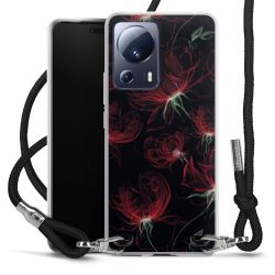 New Carry Case Transparent Stoff schwarz/silber