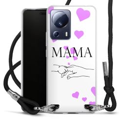 New Carry Case Transparent Stoff schwarz/silber