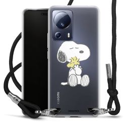 New Carry Case Transparent Stoff schwarz/silber