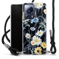 New Carry Case Transparent Stoff schwarz/silber