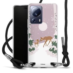 New Carry Case Transparent Stoff schwarz/silber