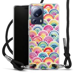 New Carry Case Transparent Stoff schwarz/silber