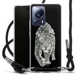 New Carry Case Transparent Stoff schwarz/silber