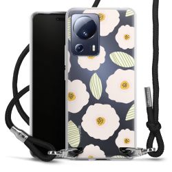 New Carry Case Transparent Stoff schwarz/silber