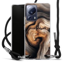 New Carry Case Transparent Stoff schwarz/silber