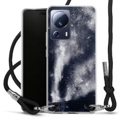 New Carry Case Transparent Stoff schwarz/silber