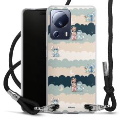 New Carry Case Transparent Stoff schwarz/silber