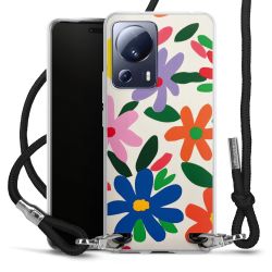 New Carry Case Transparent Stoff schwarz/silber