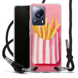 New Carry Case Transparent Stoff schwarz/silber