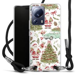 New Carry Case Transparent Stoff schwarz/silber