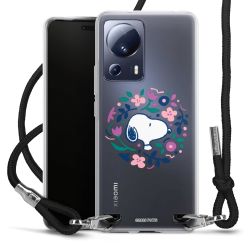 New Carry Case Transparent Stoff schwarz/silber