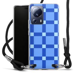 New Carry Case Transparent Stoff schwarz/silber