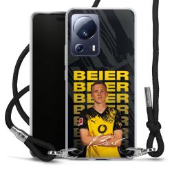 New Carry Case Transparent Stoff schwarz/silber