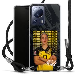 New Carry Case Transparent Stoff schwarz/silber