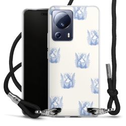 New Carry Case Transparent Stoff schwarz/silber