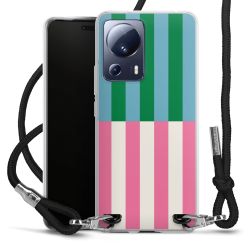 New Carry Case Transparent Stoff schwarz/silber