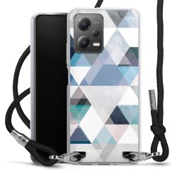 Carry Case Transparent Fabric black/silver