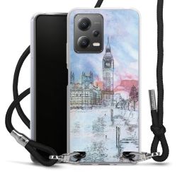 New Carry Case Transparent Stoff schwarz/silber