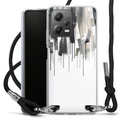 Carry Case Transparent Fabric black/silver