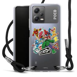 New Carry Case Transparent Stoff schwarz/silber