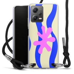 New Carry Case Transparent Stoff schwarz/silber