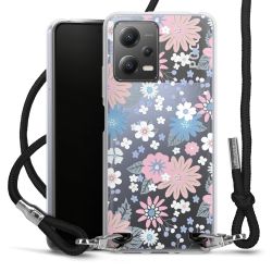 New Carry Case Transparent Stoff schwarz/silber