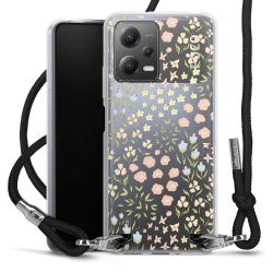 New Carry Case Transparent Stoff schwarz/silber