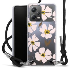 New Carry Case Transparent Stoff schwarz/silber