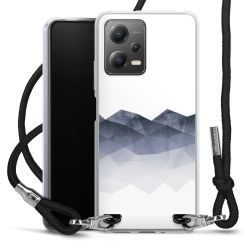 New Carry Case Transparent Stoff schwarz/silber