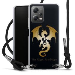 New Carry Case Transparent Stoff schwarz/silber