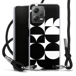 New Carry Case Transparent Stoff schwarz/silber