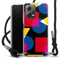 New Carry Case Transparent Stoff schwarz/silber