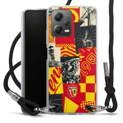 New Carry Case Transparent Stoff schwarz/silber