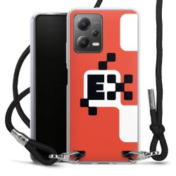 New Carry Case Transparent Stoff schwarz/silber