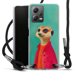 New Carry Case Transparent Stoff schwarz/silber