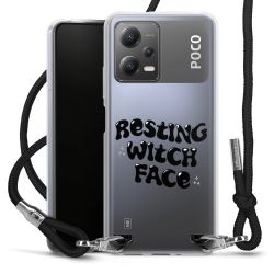 New Carry Case Transparent Stoff schwarz/silber